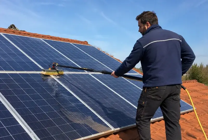 Nettoyage et entretien de panneaux solaires à Arengosse