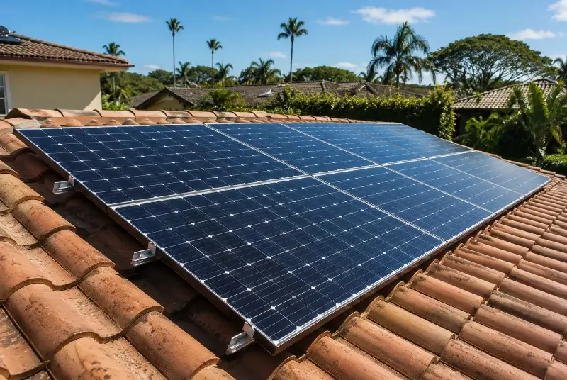 Installation de panneaux solaires à Arengosse